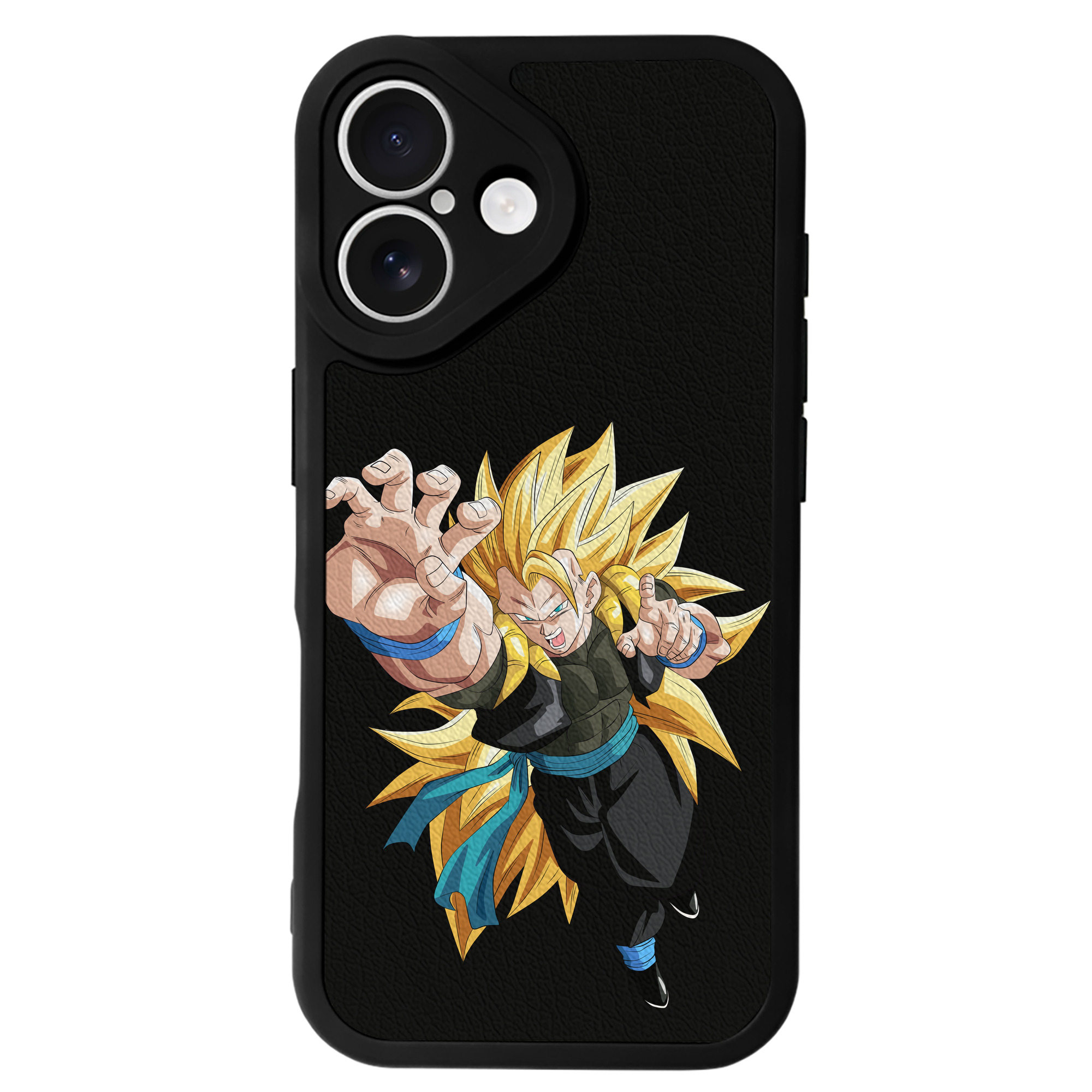 （画像用） ドラゴンボール ベジータ四世（Bejīta Yonsei）DRAGON BALL Vegeta IV 【iPhone 16シリーズ対応】シリコンスマホケース（レザー調） 材質：シリコン